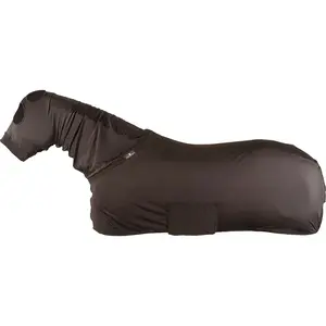 Classic Equine Full-Body Slinky – Show Prep Lycra Body Suit Black / Large (78 - 80)