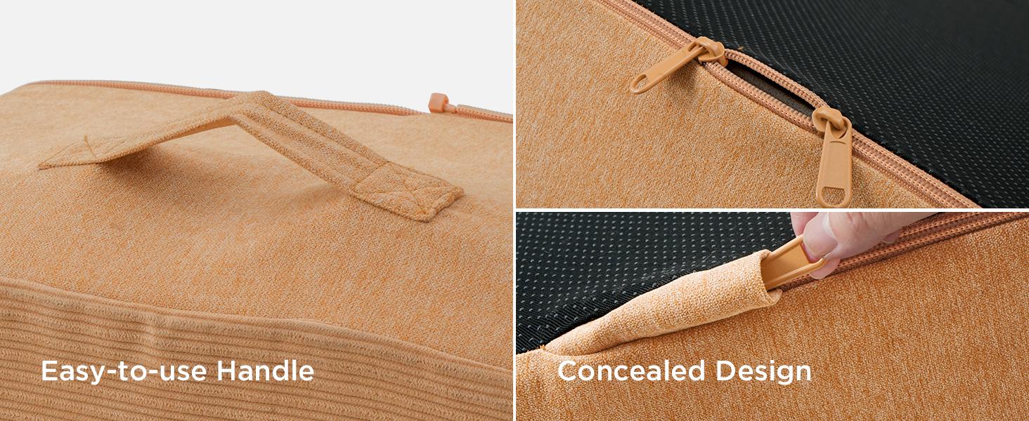 MADE 4 PETS Extra Wide Dog Stairs for High Bed Couch Sofa 35D Foam Pet Steps Non-Slip Bottom 4-Step for Small Dogs and Cats Up to 40lbs Home Use