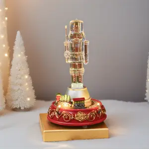 valentine's gift for bf The Nutcracker Music Box,Musical Light-Up  Collectible Figurine Ideal for St. Patrick's Day, Birthdays, Weddings, Anniversaries, Perfect for Wife, Husband, Mother, Women, Her, Boyfriend, Girlfriend