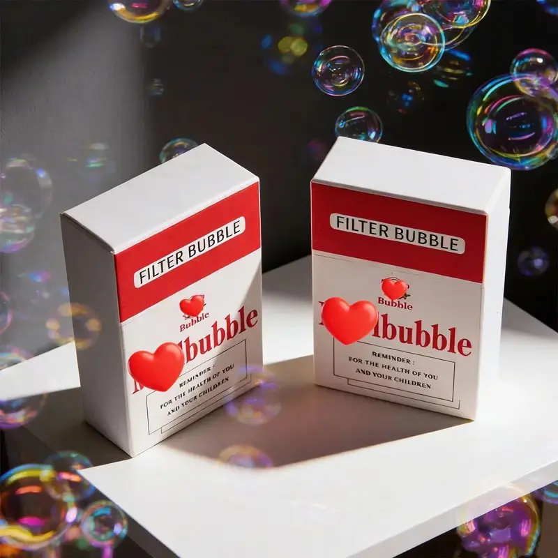 2026 SummerWins Bubble M@rlbubble Cigarette Stress Relief Toy Fake Cigarette Mini Bubble Blower Bubble Sticks Relaxation Birthday Christmas Party Gift for Men Women