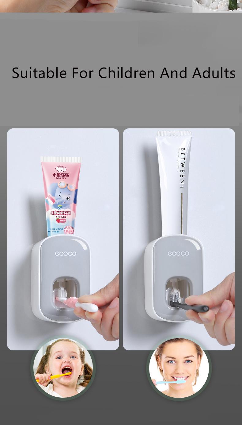 Wall Mounted Automatic Toothpaste Holder