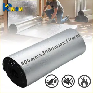 10MM Thermal Insulation Soundproof Mat Heat Barrier Foam Roll Home Wall Floor Door Acoustic Noise Reduction Warm Keeping Panel
