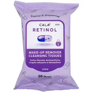 CALA Makeup Remover Cleansing Tissues: Retinol (30 Sheets)