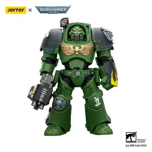 JOYTOY  Warhammer  40k  1/18  Action Figure Salamanders Terminator 2 with Power Fist and Storm Bolter JT03226