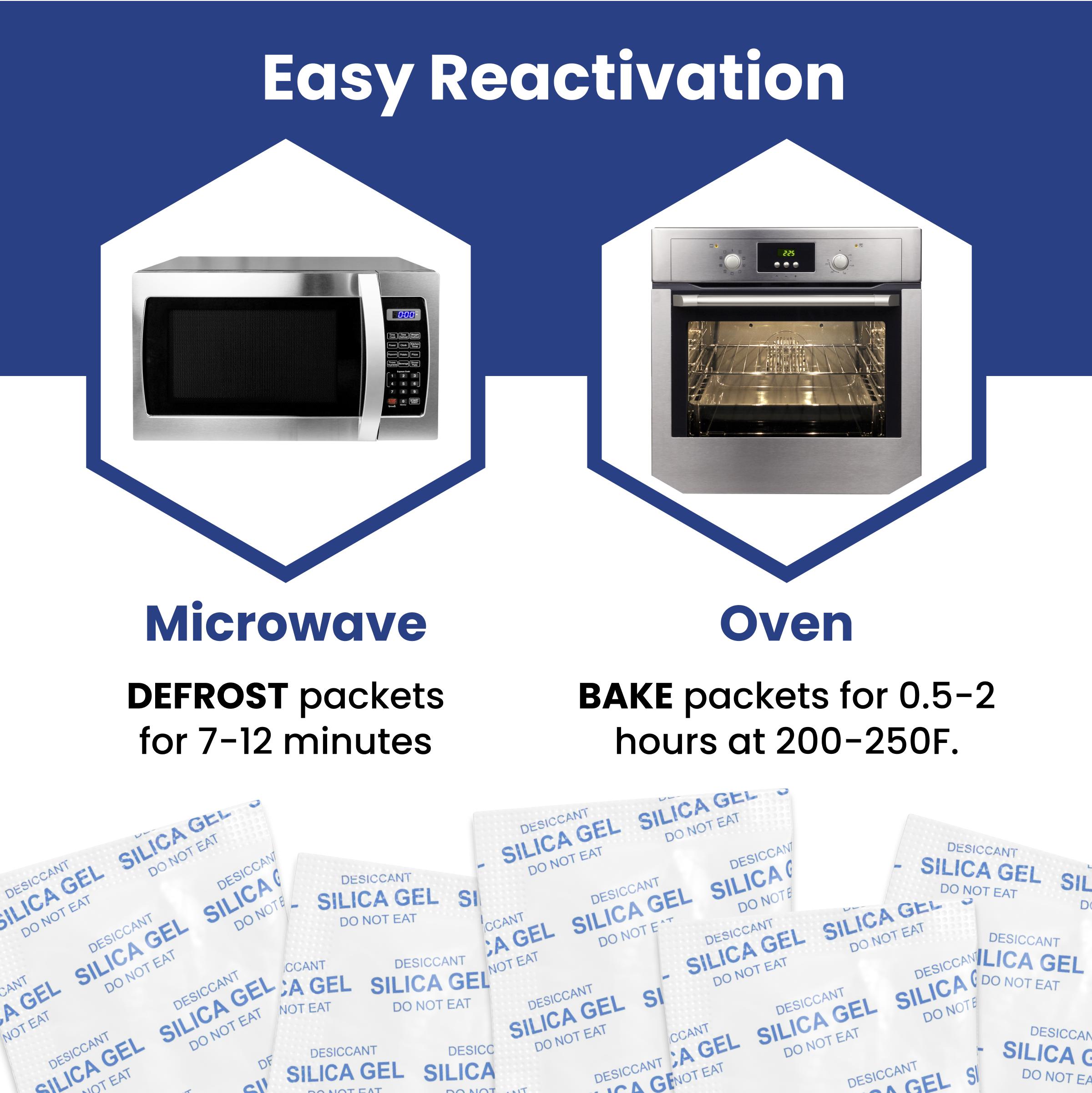 Wallaby 5 gram Silica Gel Desiccant Dehumidifier Packs (20 count) Food Safe Pure White - Rechargeable Moisture Absorbers Wallaby 5 gram Silica Gel Desiccant Dehumidifier Packs (20 count) Food Safe Pure White - Rechargeable Moisture Absorbers