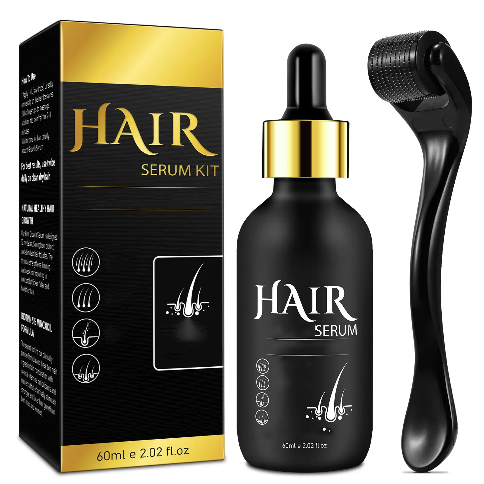 Hair Oil for Hair & Beard-60ml (Various combination sets) HairCare Comfort Summervibes