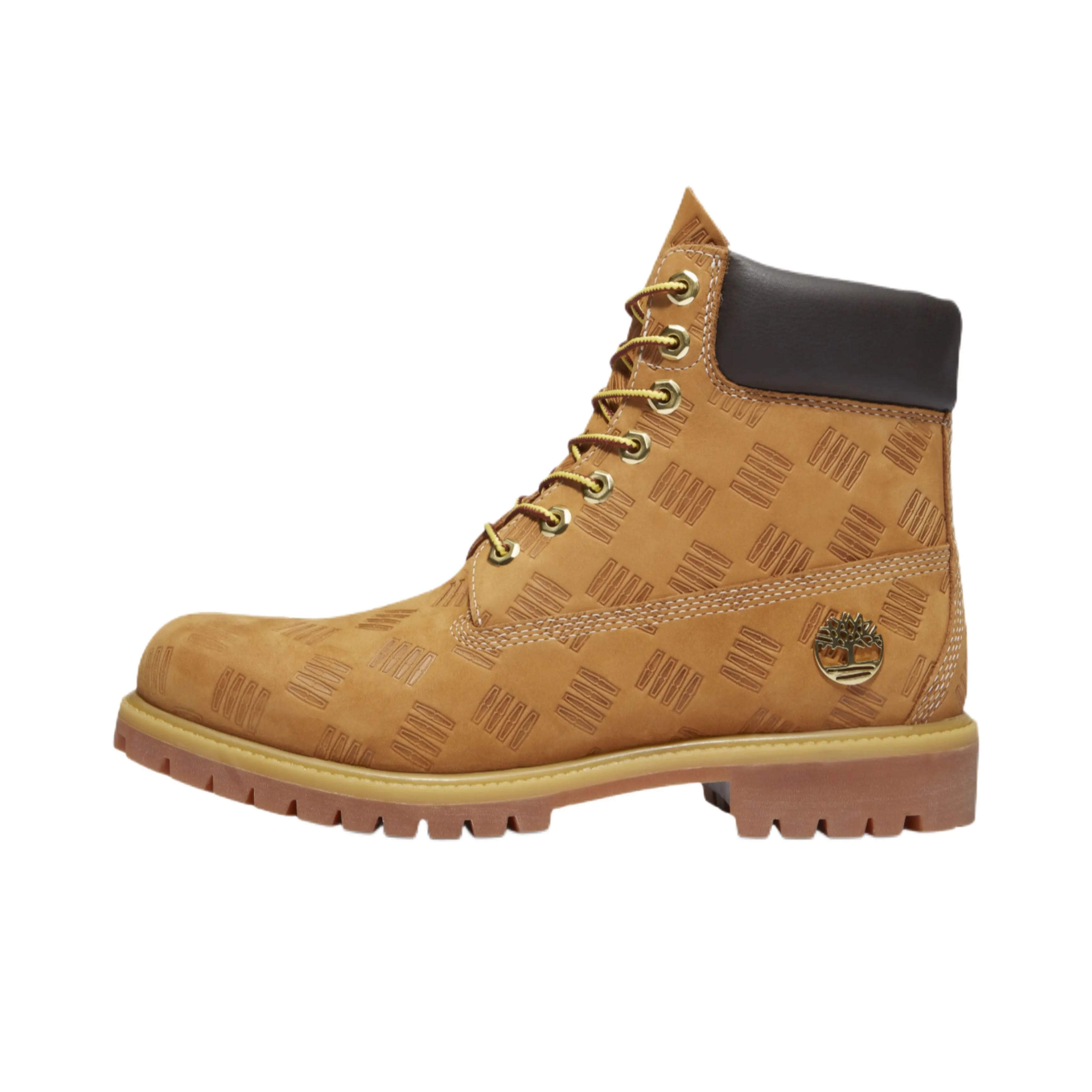 Timberland 6" Premium Waterproof Boot - Men’s Classic Debossed Print Leather Footwear, Rubber Sole, Padded, Durable Daily Walking Waterproof Outdoor Footwear, Shoes, Rugged Style, 6 Inch, Casual, Classic Leather Built For Daily Wear, Rain‑Ready Leather