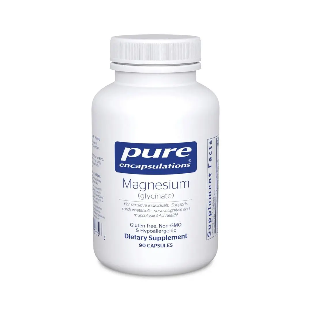 Pure Encapsulations Magnesium Glycinate – 90 Capsules | Muscle Support Magnesium Supplement