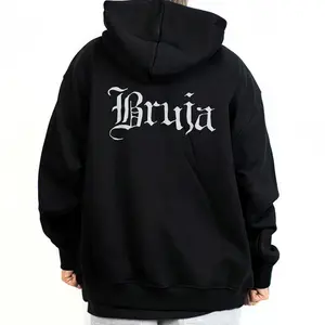 Bruja Chicano Clothes Chicana Style Valentine Day Gift Unisex Hoodie Medium Heavy Sweatshirt T Shirt for Men & Women Full Size S-5XL 2601 50% Cotton 50% Polyester Loose Fit