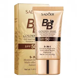 High-coverage waterproof snail BB cream - matte finish, long-lasting moisturizing and oil control, creates a natural makeup look, refreshing and non-greasy, perfect for makeup beginners