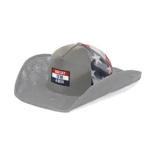 BAD DAY TO BE A B33R (RED, WHITE & BLUE) COWBOY SNAPBACK: 5 PANEL