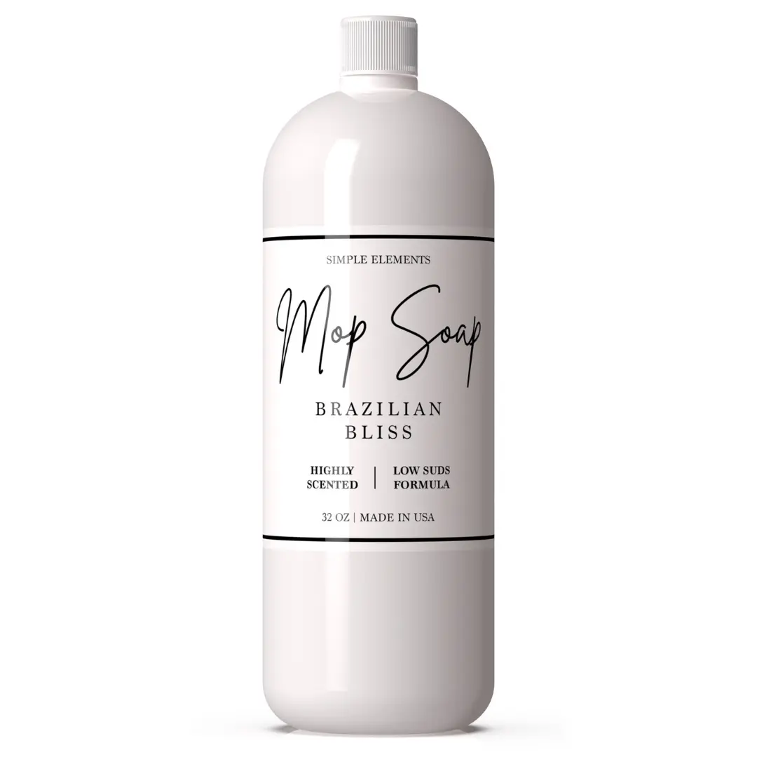 Simple Elements Mop Soap (3 Alluring Scents) – Highly Scented Mop Soap, Luxury Floor Cleaner with Low Suds, No Residue, for All Mop Types, Made in USA, 32 Oz