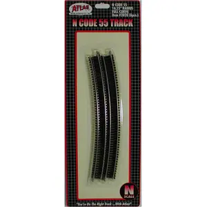 Atlas 2020 N C55 16.25' RADIUS 6pc, N Scale