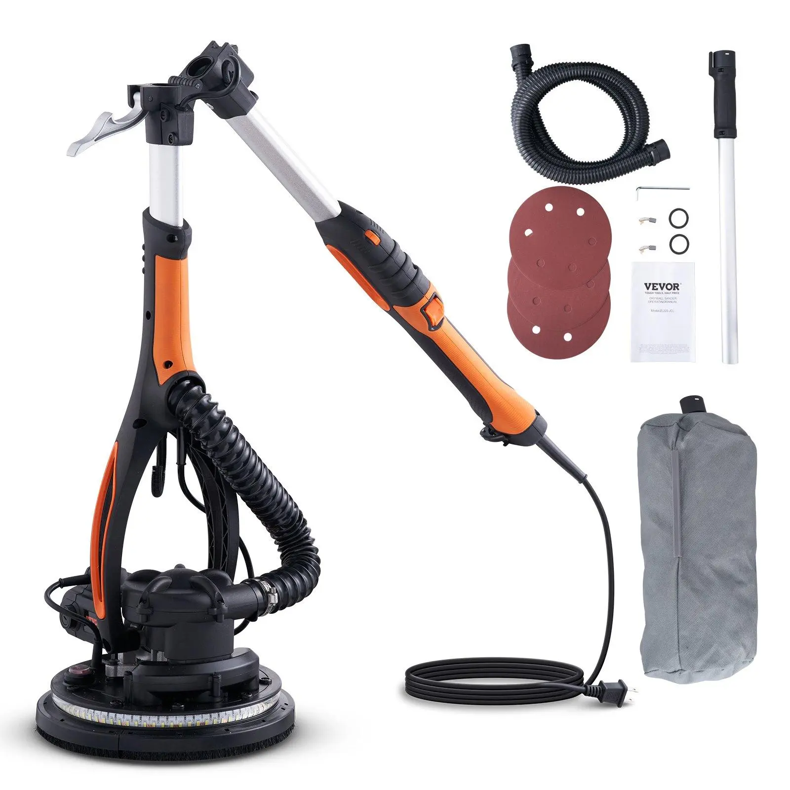 【SummerFinds】VEVOR Drywall Sander 900W Brush Motor 800-1800RPM Variable Speed & Self-Suction