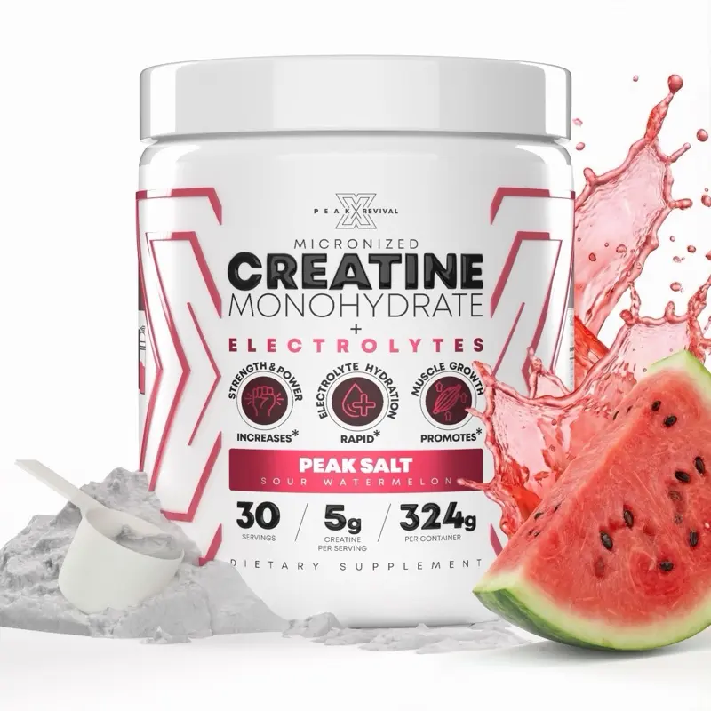 Micronized Creatine Monohydrate + Electrolyte Sea Salt Hydration Powder | 4 Flavors | 30  Essential Minerals Supplement Essential Aminos Edible Dietary Supplement Pre WorkoutServings Clean Fitness Supplement Endurance Supplement