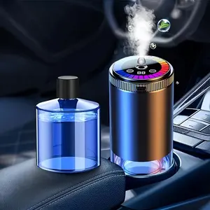 Smart Car Aromatherapy Diffuser, Dynamic Light Show & Starry Sky Top Mode,  Adjustable Fragrance Concentration, Essential Oil Diffuser, Long-lasting Freshness,Various fragrances