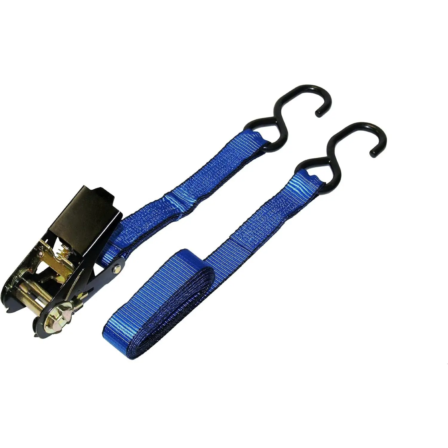 Everest Premium Ratchet  – 1 PK – 1 IN – 6 FT – 300 LBS Working Load – 900 LBS Break Strength – Cambuckle Alternative – Cargo Straps Perfect for Moving Appliances, Lawn Equipment and Motorcycles, 1 In X 6 Ft
