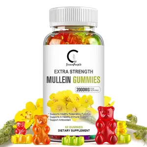 GPGP Mullein Leaf Gummies 2000mg, Respiratory System Health Support,Lung Cleansing & Detox, 60 Count GPGP Mullein Leaf Gummies 2000mg, Respiratory System Health Support,Lung Cleansing & Detox, 60 Count