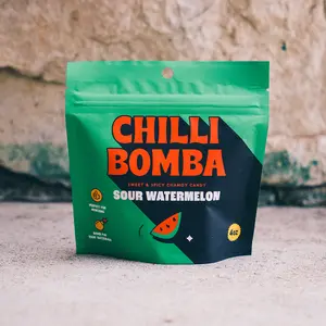 Chilli Bomba Sour Watermelon Chamoy Candy 4oz Bag