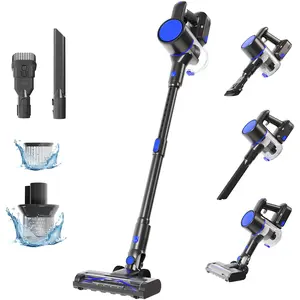 3-in-1 Cordless Stick Vacuum Cleaner, Lightweight with LED Headlight, 10KPa Suction for Carpet, Hard Floor and Pet Hair