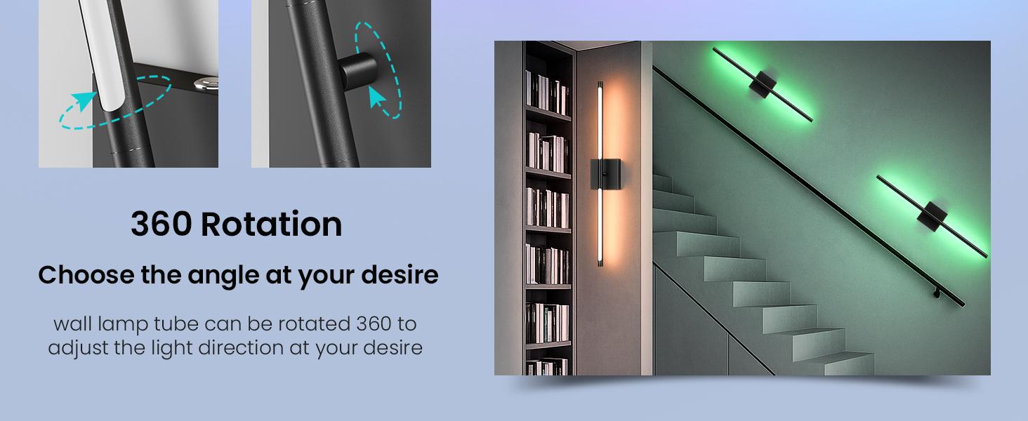 Battery Operated Wall Lights Set of Two, Non-Removable Battery, 10000mAH Rechargeable Wall Lamps with Remote Control, Dimmable RGB LED Wireless Wall Sconces for Bedroom, Living Room, Hallway, Dining Room, 360° Rotate 3CCT Battery Operated Wall Lights Set of Two, Non-Removable Battery, 10000mAH Rechargeable Wall Lamps with Remote Control, Dimmable RGB LED Wireless Wall Sconces for Bedroom, Living Room, Hallway, Dining Room, 360° Rotate 3CCT