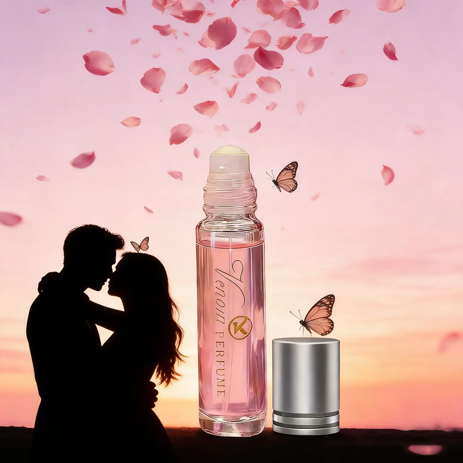 Women's Pheromone Perfume Oil (10ml) Single Bottle - Fruity Sweet Floral Blended Scent, Highly Concentrated, Long-Lasting Formula, Attracts Attention, Ideal for Christmas Nights, Perfumes For Women