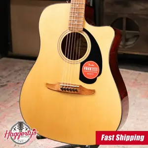 Fender California Standard Redondo CE Acoustic/Electric Guitar - Natural