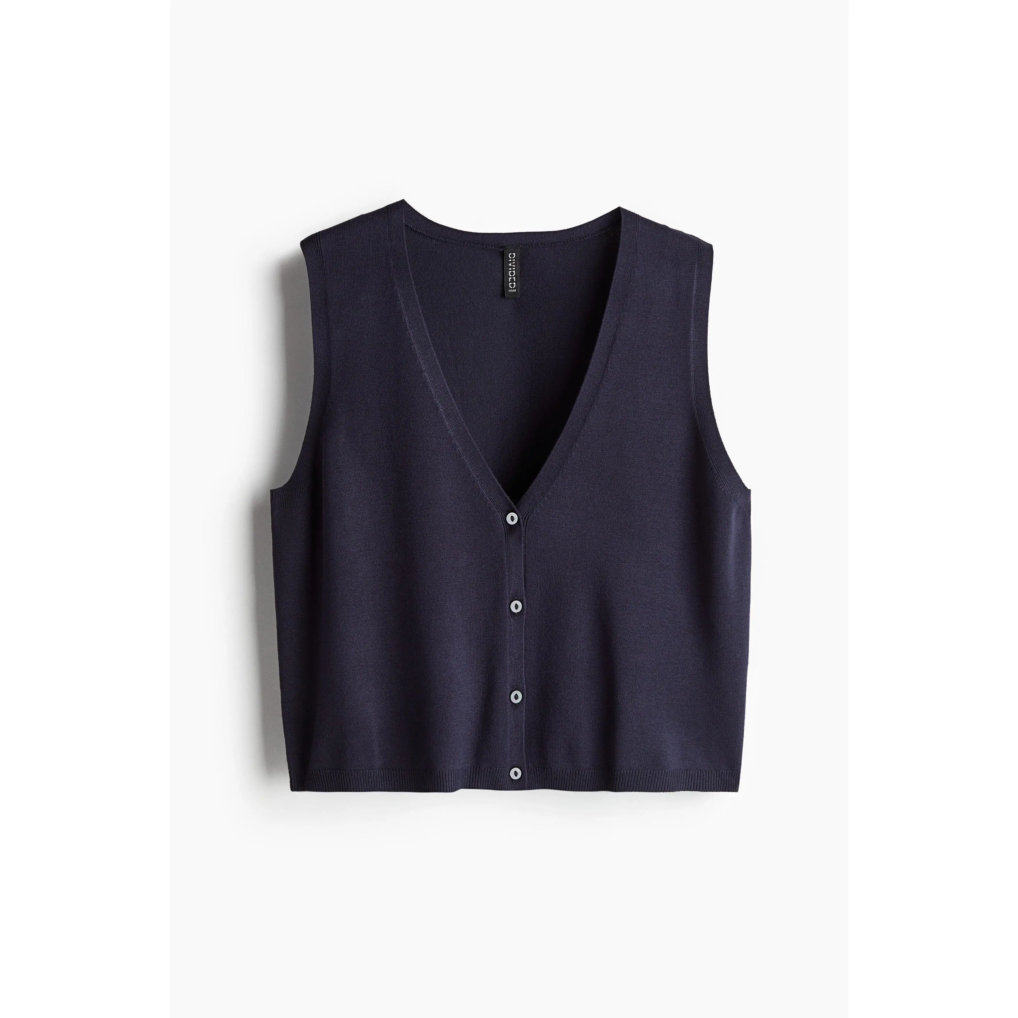 H&M Button-front sweater vest H&M Button-front sweater vest