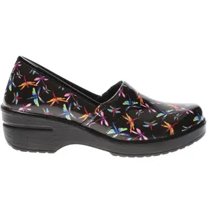 Easy Works by Easy Street Womens Laurie Slip Resistant Soft Toe  Work Safety Shoes Casual - Black