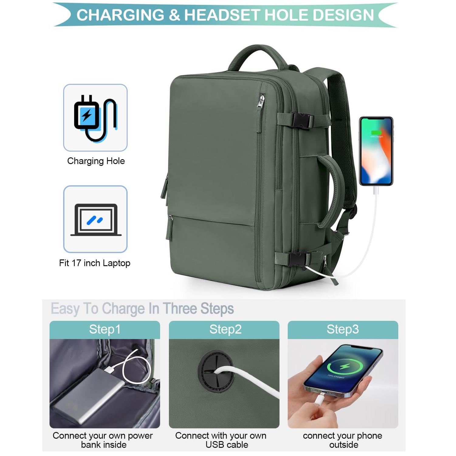 Simple Multi-Compartment Business Laptop Travel Bag Lightweight Zipper Luggage Backpack, Preppy Backpack, Large-Capacity Men’s Casual Travel Backpack, Women’s Computer Backpack, High School and Middle School Student Backpack, College Student Backpack