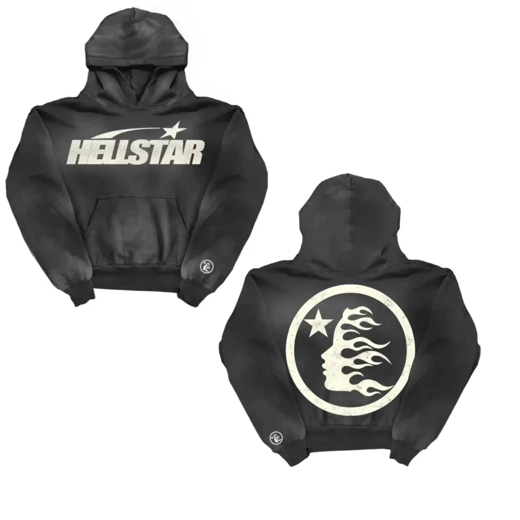 black hellstar hoodie zip up - TikTok Shop