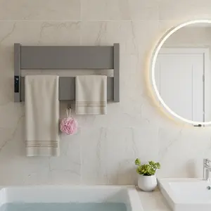 Electric Towel Warmer for Bathroom Wall Mounted Fast Drying 44 lbs Load Capacity