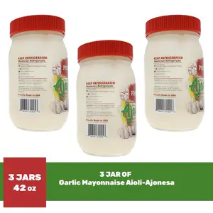 Pintón Ajonesa Garlic Aioli Mayo – Rich and Creamy Flavor Spread (PACK3)