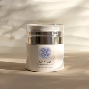 InfiniWell GHK-CU Peptide Serum - Anti Aging Serum for Face, with Copper Peptide Complex - Visibly Smooth Fine Lines & Encourage Healthy Skin Hydration - Promote Collagen & Elastin Production