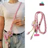 Cute Floral Adjustable Phone Lanyard - Unisex Crossbody Strap Cell Phone Charm Accessory for iPhone 17, Teachers, Travel Gift