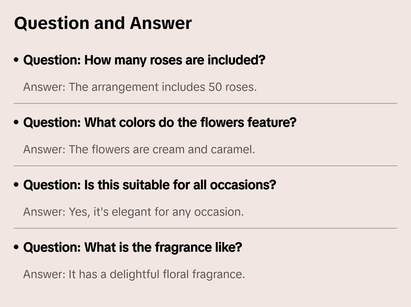 "Morning Coffee" Flowers