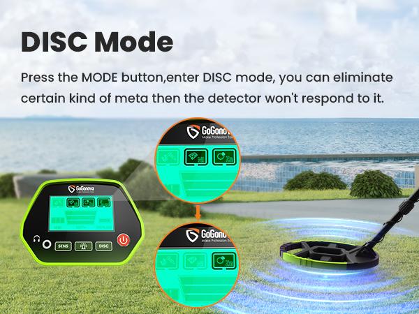 [3 OFF] Best Gift GoGonova Waterproof Metal Detector for Adults & Kids, with High Accuracy Lightweight 8" Search Coil, All Metal & Disc Modes Tool Portable