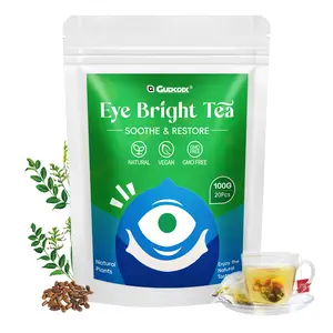 Organic Eye Bright Herbal Tea - Natural Eye Comfort & Vision Support, Vegan GMO Free, Soothe Dry Eyes, 20 Bags