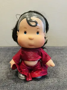 Como La Flor Doll Red Glitter Dress & Black Hair Perfect Gift for Selena Fans Collectible Toy