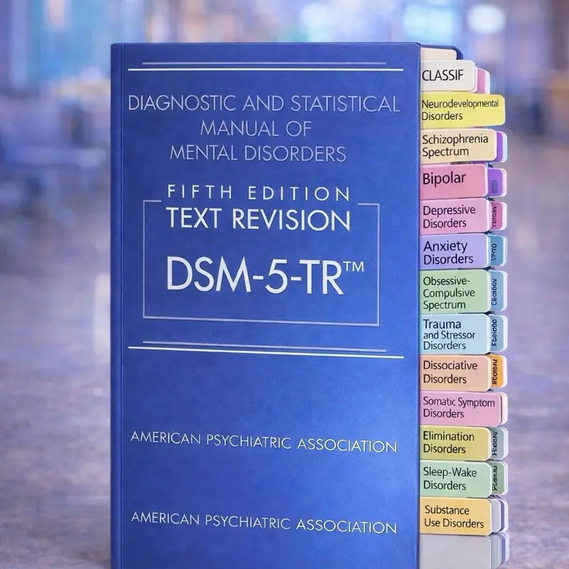 American Psychiatric Association Diagnostic and Statistical Manual of Mental Disorders, Fifth Edition Text Revision (DSM-5-TR) Hard Cover Textbook for Mental Health Professionals, Amer Psychiatric Pub Inc, Authoritative Guide, Hardcover Books, 1142 Pages