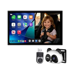 Wireless Rear Seat Car Camera, CarPlay Compatible, 1080 HD, Night Vision, 150° Wide Angle, Plug and Play, No Extra Screen Needed