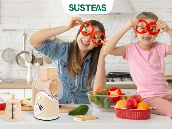 SUSTEAS Green 6-in-1 Cheese Grater – Suction Base, Ice Crusher & Safe Hand Guard Kitchen Utensils SUSTEAS Green 6-in-1 Cheese Grater – Suction Base, Ice Crusher & Safe Hand Guard Kitchen Utensils