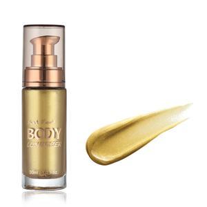 Body Luminizer Waterproof Smooth Shimmer Face Glow Illuminator Non-sticky Liquid Highlight (30 ML, 04 Rose Gold)