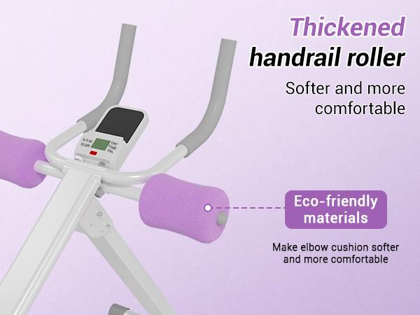 Umay Ab Trainer Machine with LCD Monitor, Foldable Ab Exercise Machine for abs, Arm, Leg, Buttocks Shaper, Core & Ab Trainer at Home Gym for Women, Workout Equipment