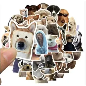 Cute Random Single Sticker, Funny Cartoon Animal Character Adhesive Decals, Waterproof Stickers for Notebook Laptop Backpack, Kids Teens DIY Craft Gift Decor