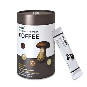 Mushroom Coffee (30 Servings) 10 Mushrooms (Lion’s Mane, Cordyceps, Turkey Tail & Other) Mixed With Gourmet Arabica Instant Immune Boosting Coffee for Focus & Gut Health Support