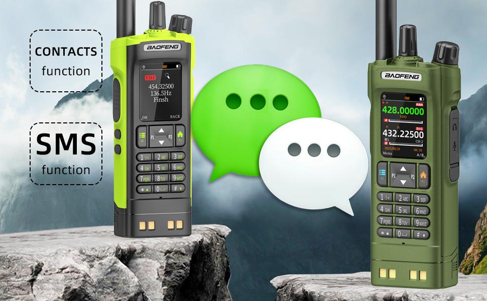 BAOFENG DM32 DM-32UV DMR Radio | Walkie Talkies Long Range | Digital Two-Way Radio | 10W High Power Ham Radio with GPS Positioning | Programming & Type-C Charging | 1PC (2500mAh Battery)