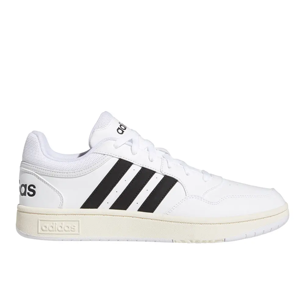 adidas Mens Hoops 3.0 Low Classic Vintage Sneakers Shoes Casual - White