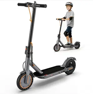 2026 Trending Orange Kids Electric Scooter | 350W Foldable E-Scooter for Teens Boys Girls | Dual Brakes 8.5" Solid Tires 15° Climb | Safe Outdoor Fun Ride Perfect Gift for Kids