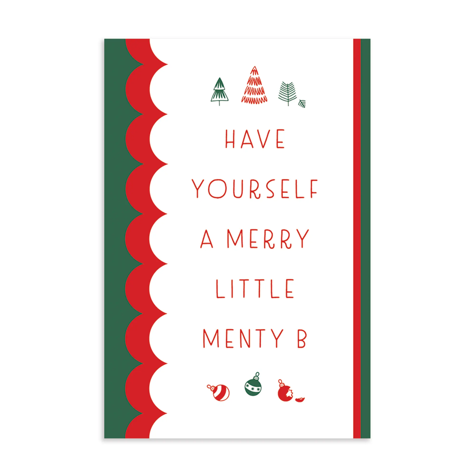 Merry little menty B: holiday postcards